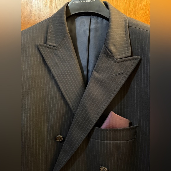 Michael Kors Dark Gray Pinstripe Blazer